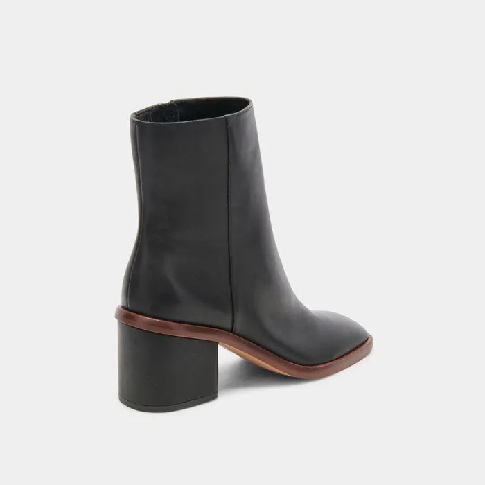 Boots and Booties Shop Dolce Vita Dapper Booties Black Leather Black Leather