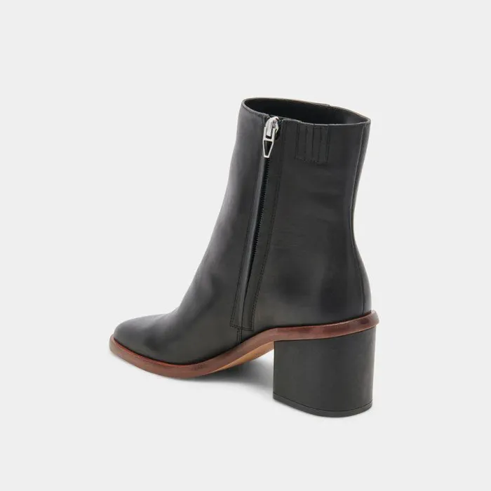 Boots and Booties Shop Dolce Vita Dapper Booties Black Leather Black Leather