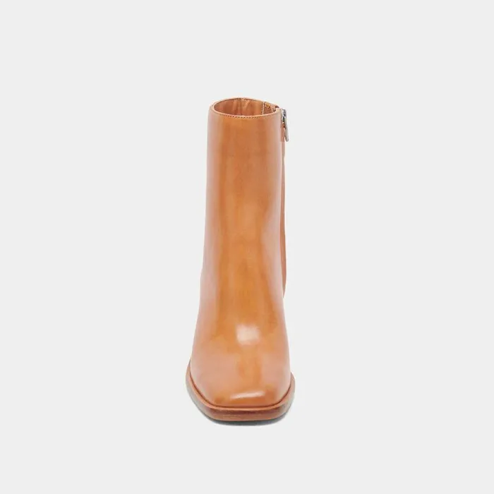 Boots and Booties Shop Dolce Vita Dapper Booties Tan Leather Tan Leather