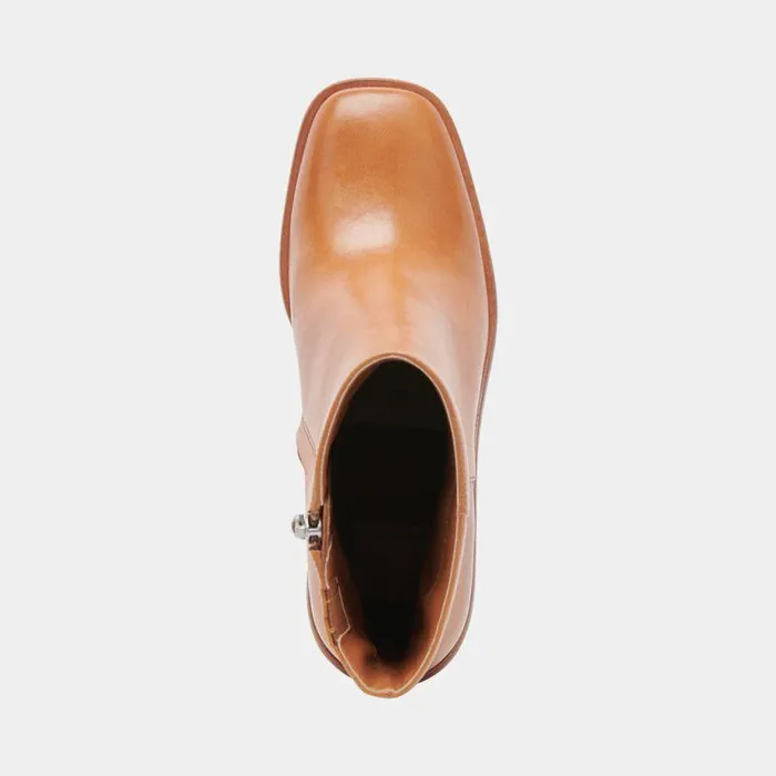 Boots and Booties Shop Dolce Vita Dapper Booties Tan Leather Tan Leather