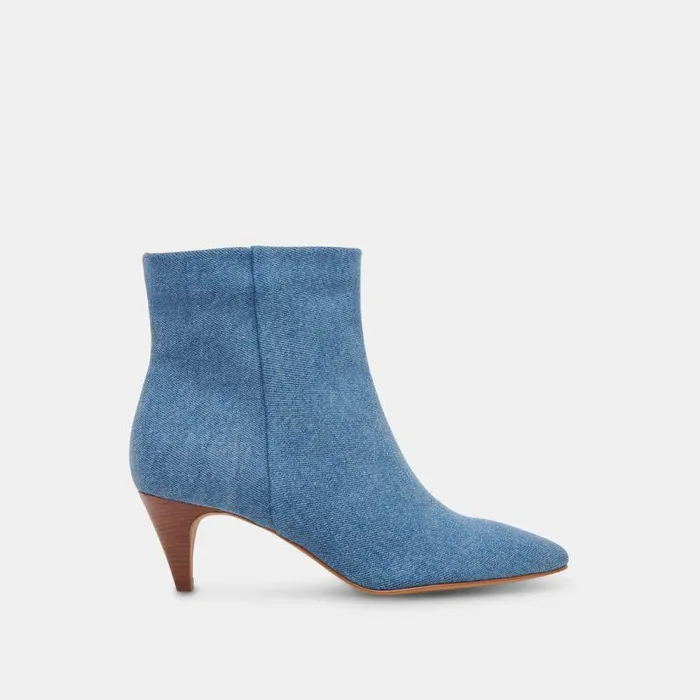 Boots and Booties Shop Dolce Vita Dee Booties Blue Denim Blue Denim