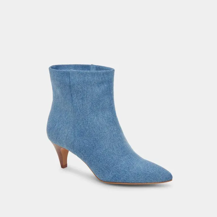 Boots and Booties Shop Dolce Vita Dee Booties Blue Denim Blue Denim