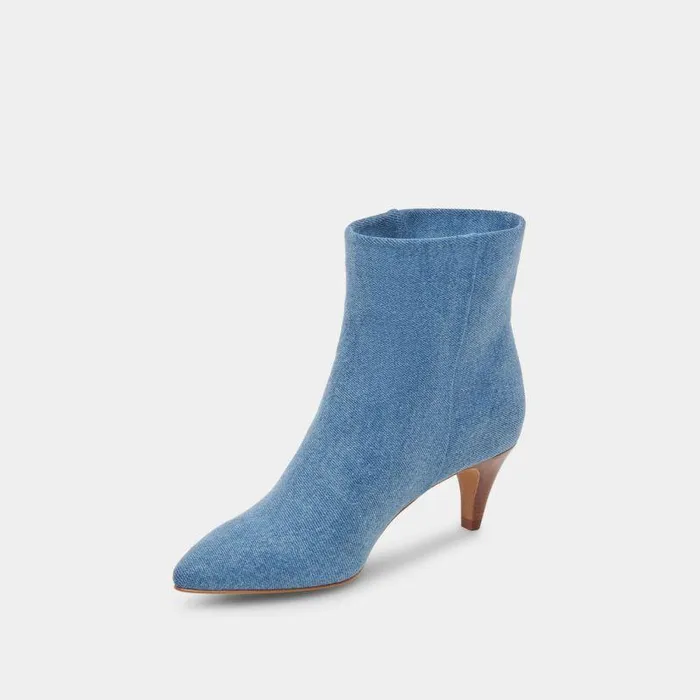 Boots and Booties Shop Dolce Vita Dee Booties Blue Denim Blue Denim