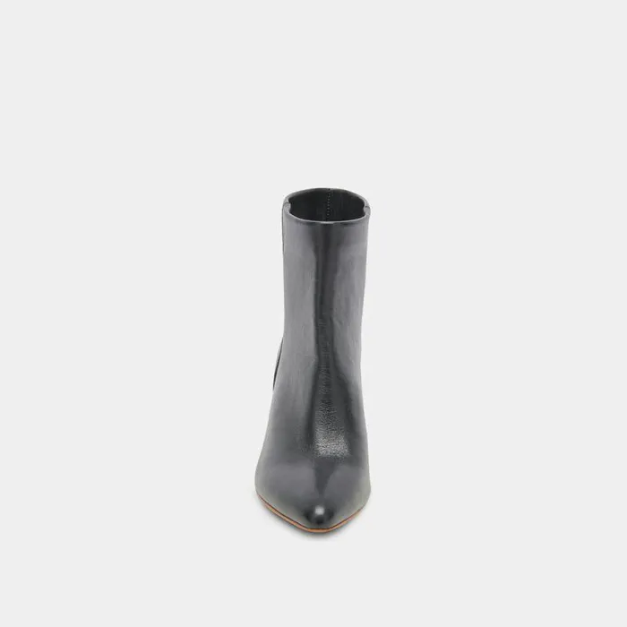Boots and Booties Shop Dolce Vita Dee Wide Booties Jet Black Leather Jet Black Leather