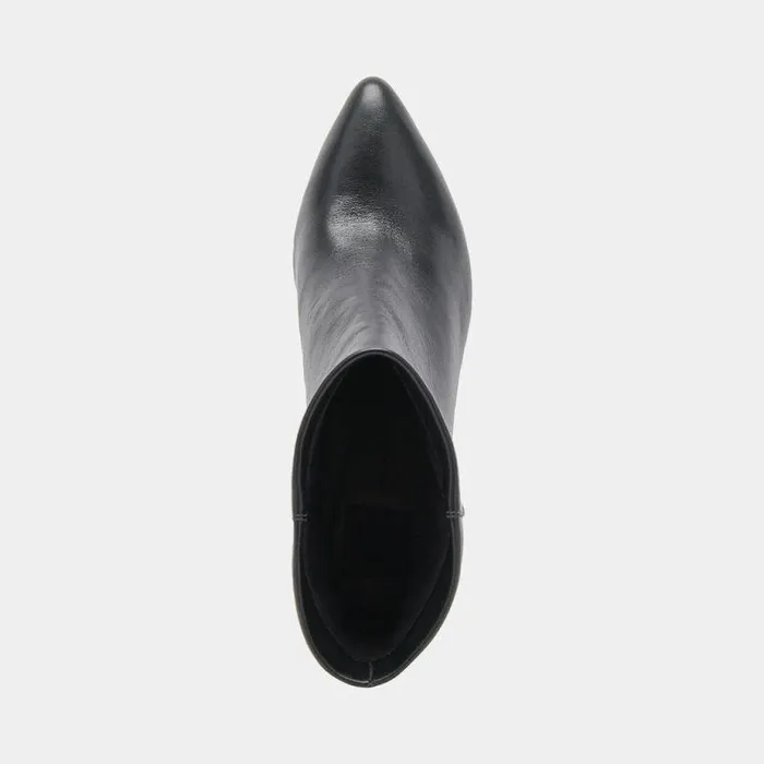 Boots and Booties Shop Dolce Vita Dee Wide Booties Jet Black Leather Jet Black Leather