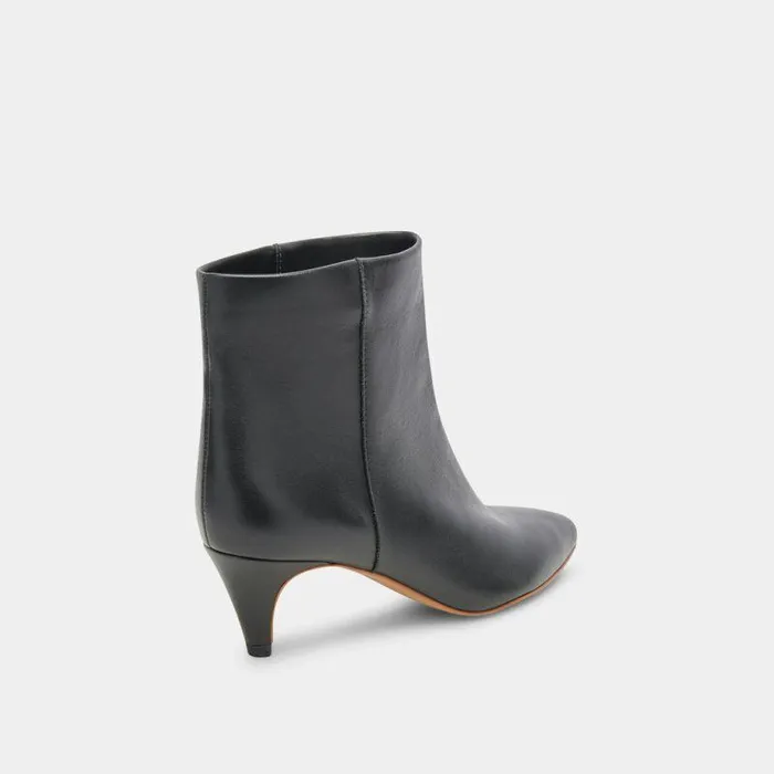 Boots and Booties Shop Dolce Vita Dee Wide Booties Jet Black Leather Jet Black Leather