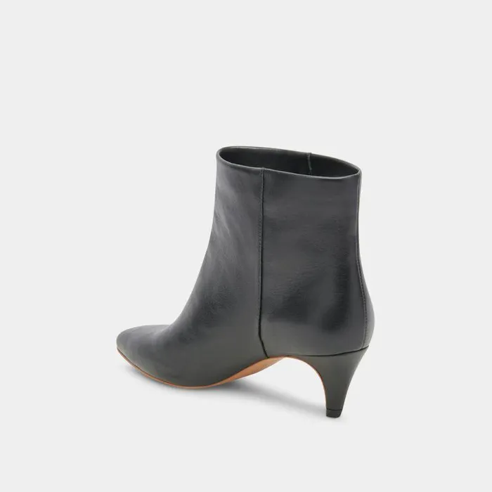 Boots and Booties Shop Dolce Vita Dee Wide Booties Jet Black Leather Jet Black Leather