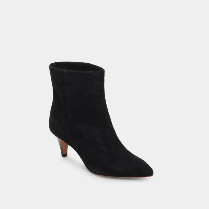 Boots and Booties Shop Dolce Vita Dee Wide Booties Nero Suede Women039s Booties With Kitten Heel Nero Suede