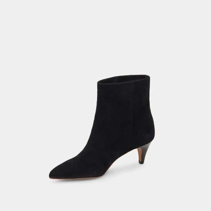 Boots and Booties Shop Dolce Vita Dee Wide Booties Nero Suede Women039s Booties With Kitten Heel Nero Suede