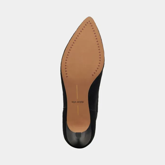 Boots and Booties Shop Dolce Vita Dee Wide Booties Nero Suede Women039s Booties With Kitten Heel Nero Suede