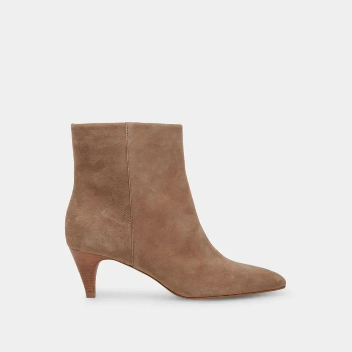 Boots and Booties Shop Dolce Vita Dee Wide Booties Truffle Suede Truffle Suede Boots and Booties Shop Dolce Vita Dee Wide Booties Truffle Suede Truffle Suede