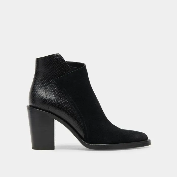 Boots and Booties Shop Dolce Vita Deena Booties Black Multi Suede Black Multi Suede Boots and Booties Shop Dolce Vita Deena Booties Black Multi Suede Black Multi Suede