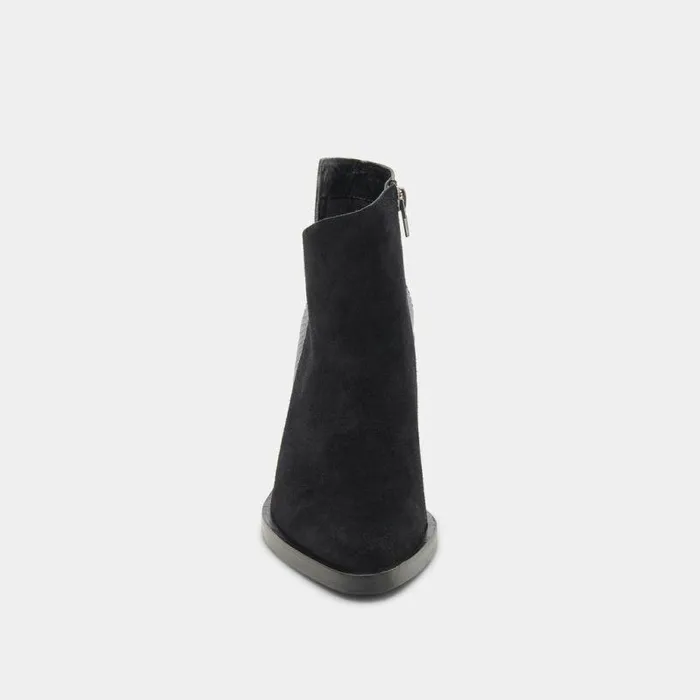 Boots and Booties Shop Dolce Vita Deena Booties Black Multi Suede Black Multi Suede