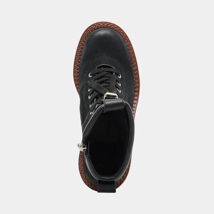 Boots and Booties Shop Dolce Vita Dommie Boots Black Nubuck Black Winter Platform Boots Black Nubuck
