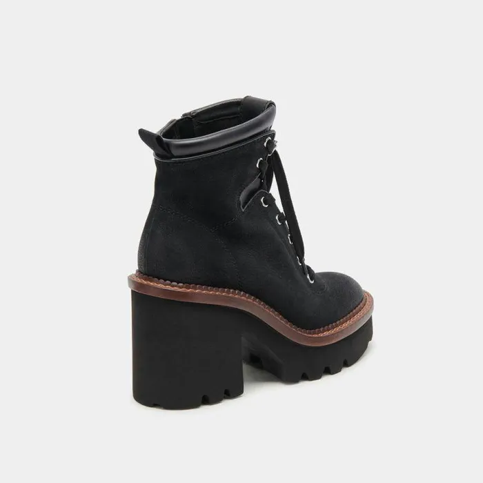 Boots and Booties Shop Dolce Vita Dommie Boots Black Nubuck Black Winter Platform Boots Black Nubuck