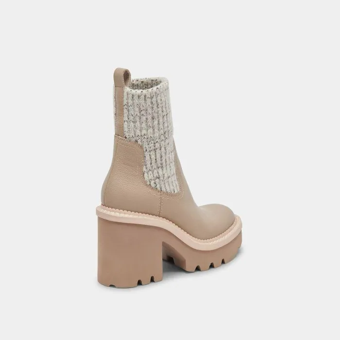 Boots and Booties Shop Dolce Vita Drago Boots Taupe Leather Taupe Leather