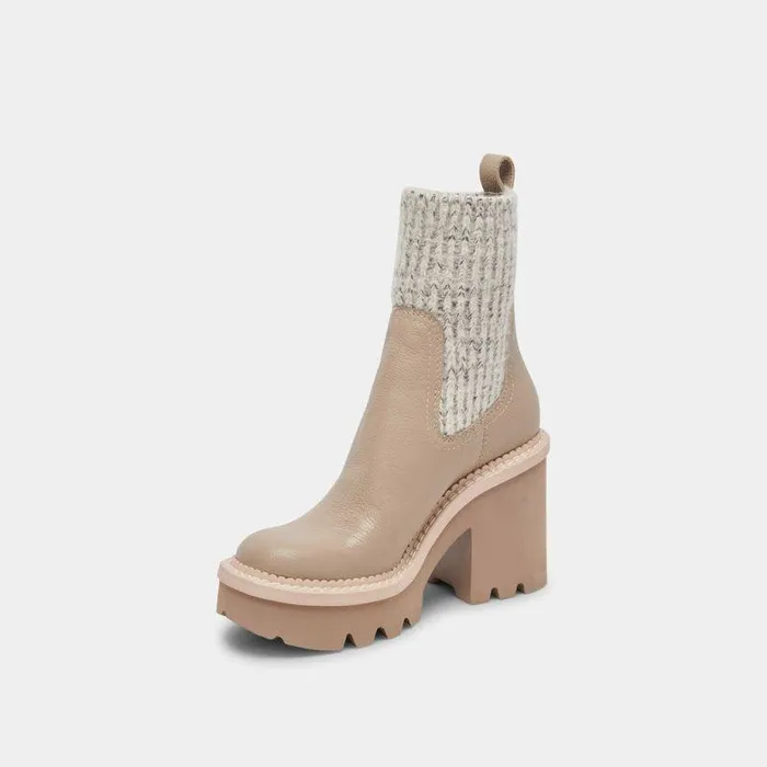 Boots and Booties Shop Dolce Vita Drago Boots Taupe Leather Taupe Leather
