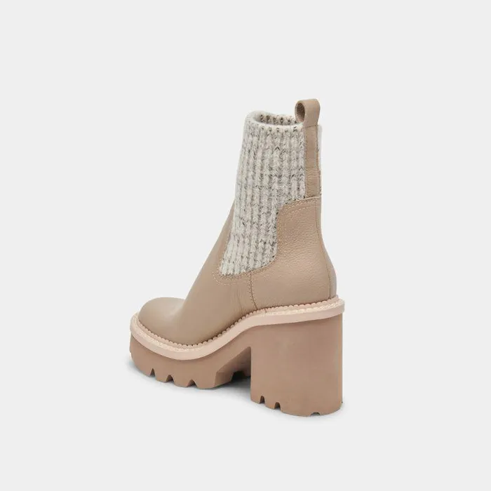Boots and Booties Shop Dolce Vita Drago Boots Taupe Leather Taupe Leather