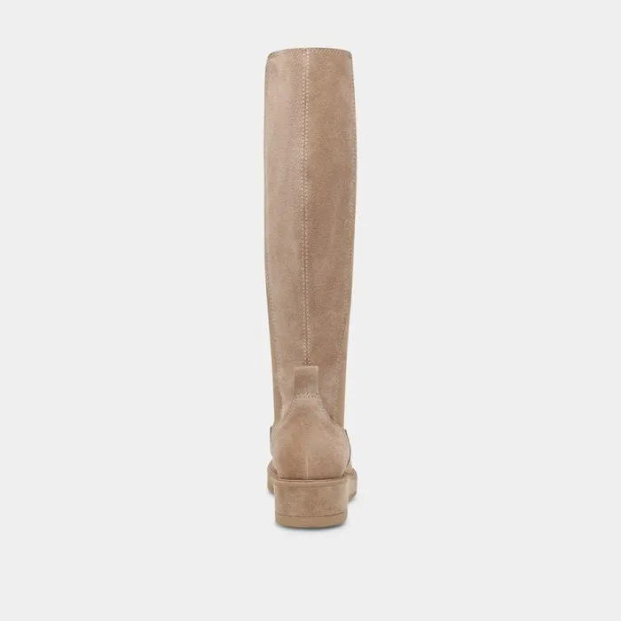 Boots and Booties Shop Dolce Vita Eamon H2o Almond Suede Boots Waterproof Black Leather Boots Almond Suede