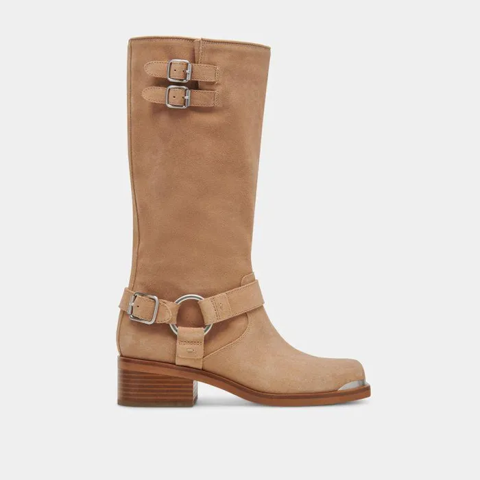 Boots and Booties Shop Dolce Vita Evi Boots Mushroom Suede Mushroom Suede
