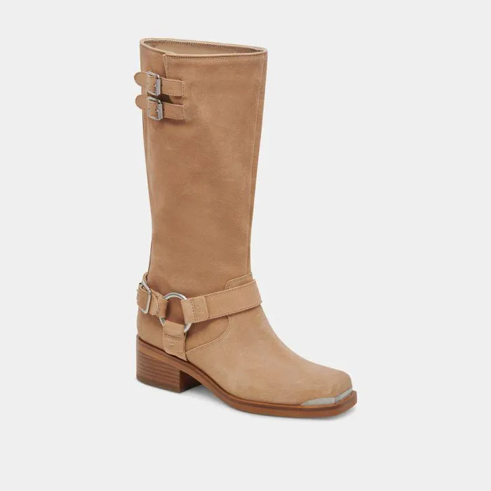 Boots and Booties Shop Dolce Vita Evi Boots Mushroom Suede Mushroom Suede