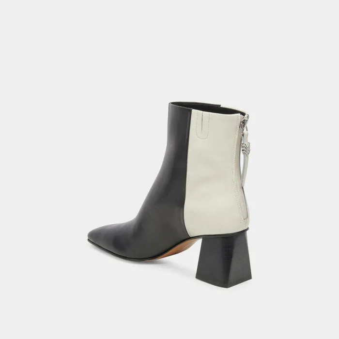 Boots and Booties Shop Dolce Vita Fifi H2o Booties Black White Leather Black White Leather