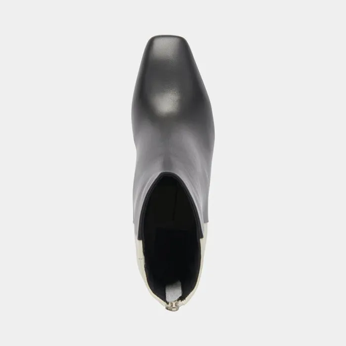 Boots and Booties Shop Dolce Vita Fifi H2o Booties Black White Leather Black White Leather
