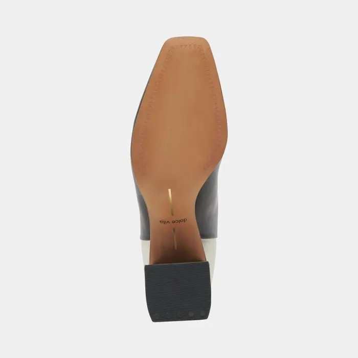 Boots and Booties Shop Dolce Vita Fifi H2o Booties Black White Leather Black White Leather