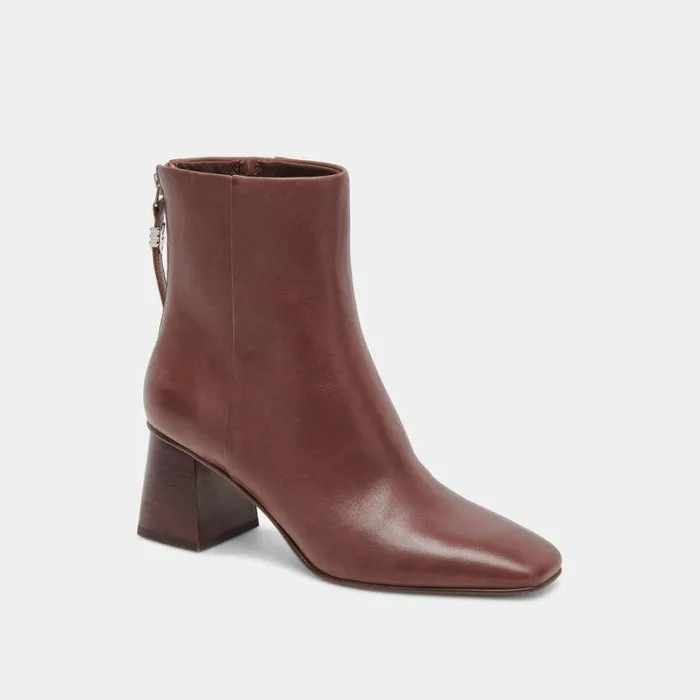 Boots and Booties Shop Dolce Vita Fifi H2o Booties Chocolate Leather Chocolate Leather