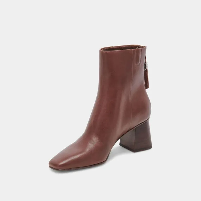 Boots and Booties Shop Dolce Vita Fifi H2o Wide Booties Chocolate Leather Chocolate Leather
