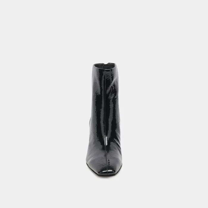 Boots and Booties Shop Dolce Vita Fifi H2o Wide Booties Midnight Crinkle Patent Midnight Crinkle Patent