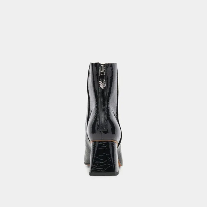 Boots and Booties Shop Dolce Vita Fifi H2o Wide Booties Midnight Crinkle Patent Midnight Crinkle Patent