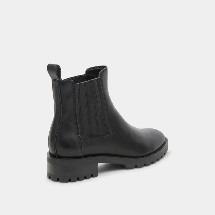 Boots and Booties Shop Dolce Vita Fraya H2o Booties Black Leather Black Leather