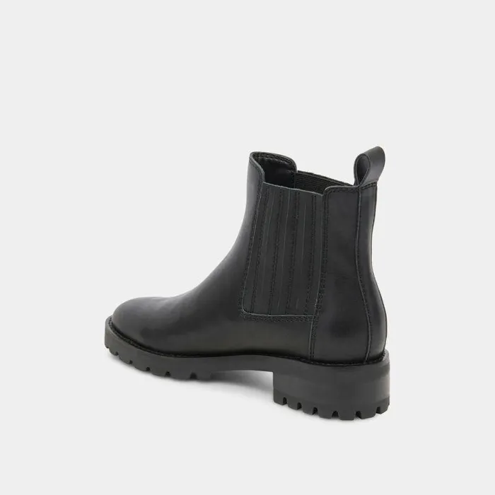 Boots and Booties Shop Dolce Vita Fraya H2o Booties Black Leather Black Leather