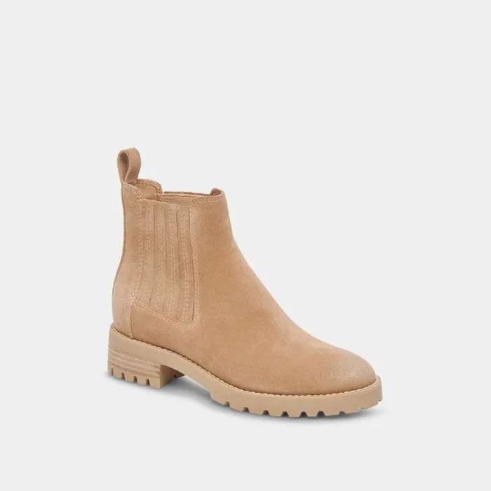 Boots and Booties Shop Dolce Vita Fraya H2o Booties Taupe Suede Taupe Suede