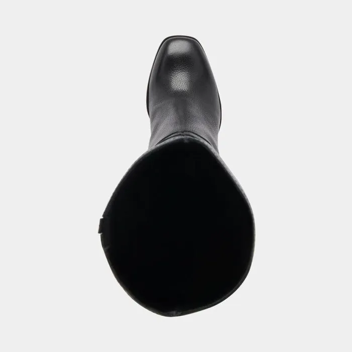 Boots and Booties Shop Dolce Vita Fynn Boots Onyx Leather Kneehigh Onyx Leather Boots Onyx Leather