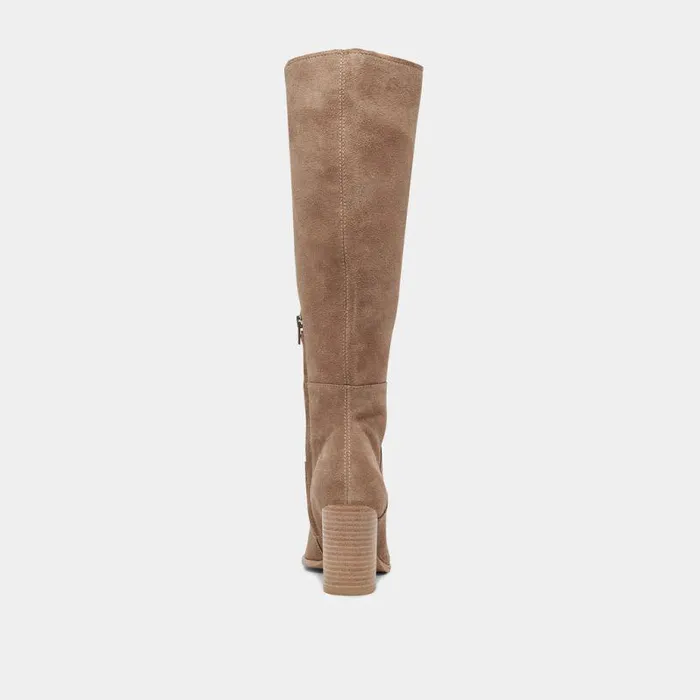 Boots and Booties Shop Dolce Vita Fynn Boots Truffle Suede Kneehigh Truffle Suede Boots Truffle Suede