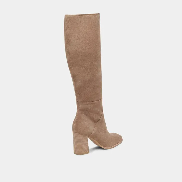 Boots and Booties Shop Dolce Vita Fynn Boots Truffle Suede Kneehigh Truffle Suede Boots Truffle Suede
