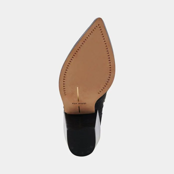 Boots and Booties Shop Dolce Vita Ginni Booties Black Nubuck Black Nubuck
