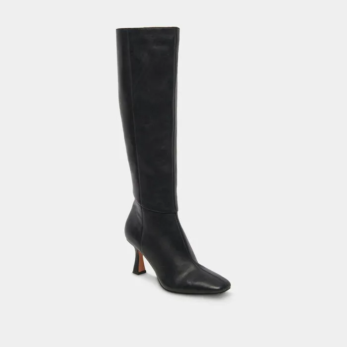 Boots and Booties Shop Dolce Vita Gyra Boots Black Leather Black Leather