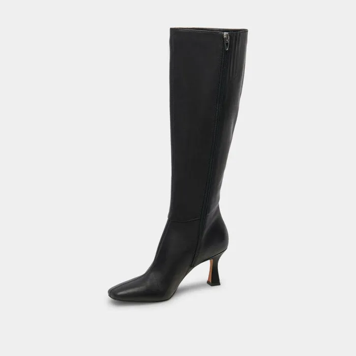 Boots and Booties Shop Dolce Vita Gyra Boots Black Leather Black Leather