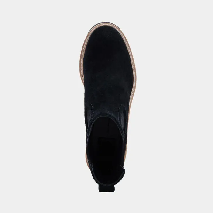 Boots and Booties Shop Dolce Vita Hawk H20 Wide Booties Onyx Suede Onyx Suede H2o