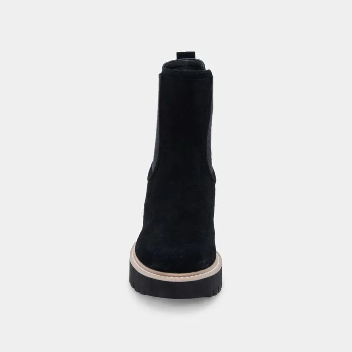 Boots and Booties Shop Dolce Vita Hawk H20 Wide Booties Onyx Suede Onyx Suede H2o