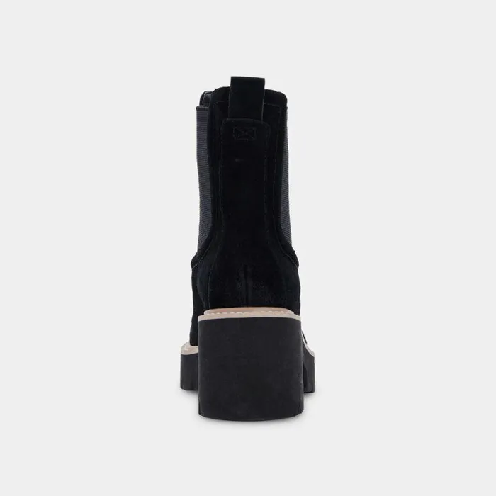 Boots and Booties Shop Dolce Vita Hawk H20 Wide Booties Onyx Suede Onyx Suede H2o