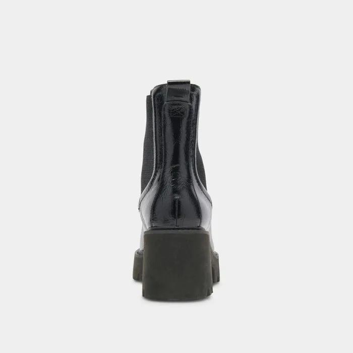 Boots and Booties Shop Dolce Vita Hawk H2o Booties Midnight Crinkle Patent Midnight Crinkle Patent