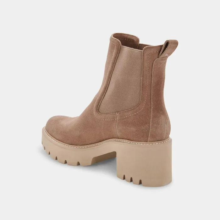 Boots and Booties Shop Dolce Vita Hawk H2o Booties Mushroom Suede Mushroom Suede H2o