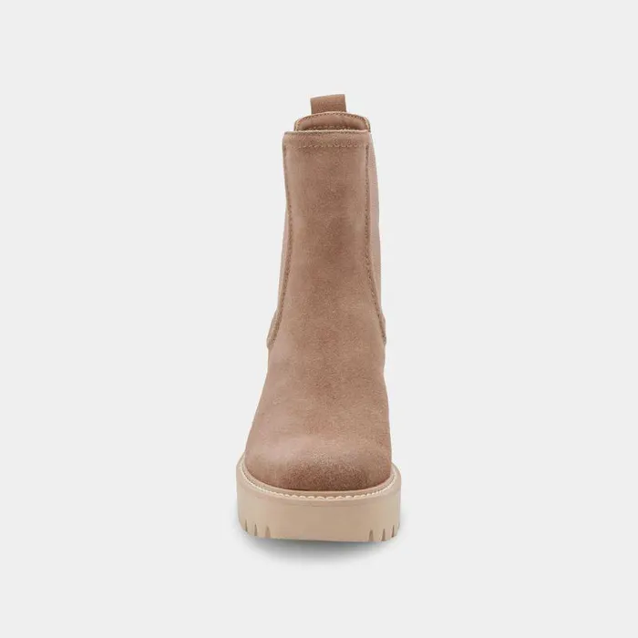 Boots and Booties Shop Dolce Vita Hawk H2o Booties Mushroom Suede Mushroom Suede H2o