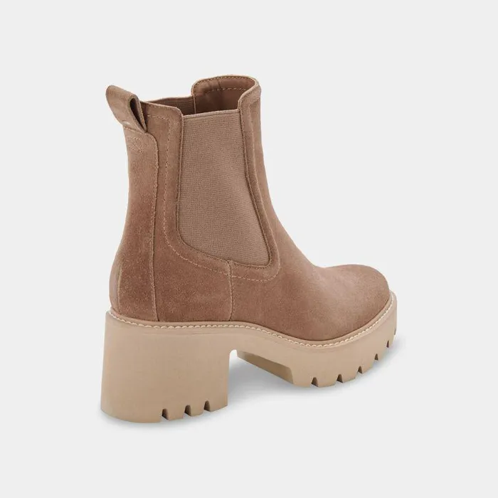 Boots and Booties Shop Dolce Vita Hawk H2o Booties Mushroom Suede Mushroom Suede H2o