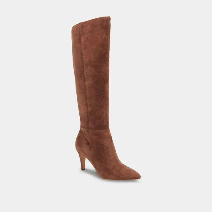 Boots and Booties Shop Dolce Vita Haze Boots Cocoa Suede Cocoa Suede
