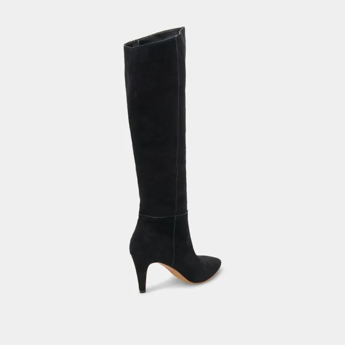 Boots and Booties Shop Dolce Vita Haze Boots Onyx Suede Onyx Suede